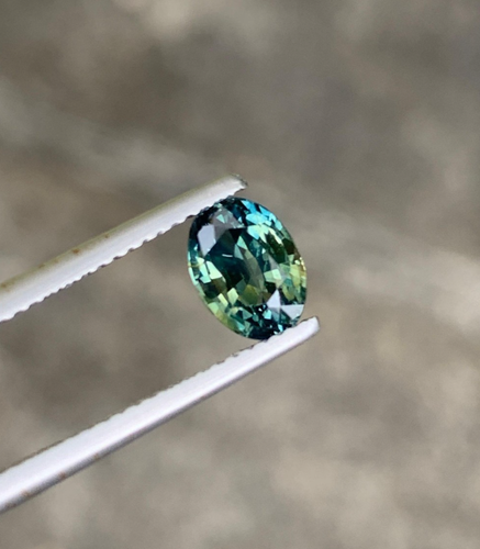 Sparkling 1.65ct Teal Sapphire - 7mm Oval Cut Loose Gemstone - Madagascar Origin - Picture 16 of 20