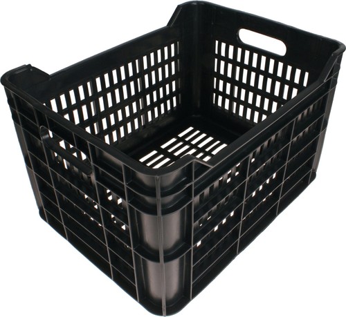 AMIGO Caja Bicicleta 30 Litros 100% Plástico Reciclado Negro - Imagen 5 de 10