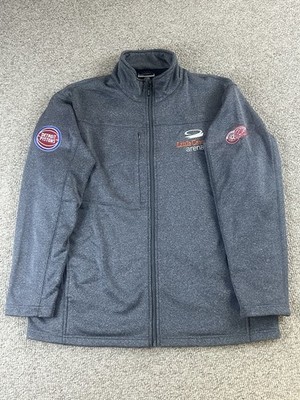 Little Caesars Arena Event Staff Full Zip Softshell Jacket Size Large Workwear