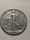 1938 D EF/AU Walking Liberty Half Dollar 90% Silver   N469