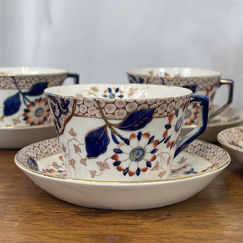 Vintage Tea Set Ridgways Stoke On Trent Early 1800s 4 Cups Tea Pot Creamer Sugar - Picture 5 of 15