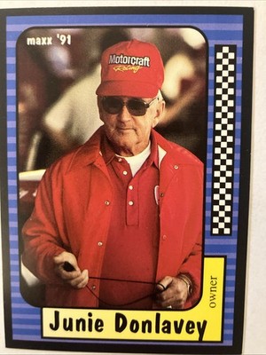 1991 Junie Donlavey Maxx NASCAR Card #74