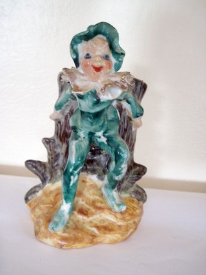 Vintage 1950s Fairy Pixie Elf Sprite Vase Planter Kitschy Japan 5'' Ceramic