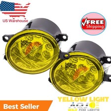 2pcs LED YELLOW Fog Lights Front Bumper Lamp For Lexus RX450h 2010-2014