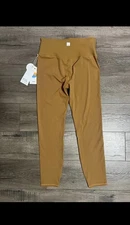 Vuori Women Rib Studio Legging Studio Series Size L Dark Golden NEW