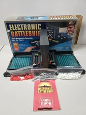 Electronic Battleship Board Game Vtg 1982 Milton Bradley Tested Works Complete