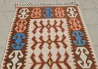 Amazing Hand Knotted Turkish Kilim kilim Wool Area Rug 4.11 x 3.5 Ft — photo 5
