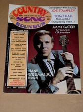 Hank Williams Jr. Country Song Roundup Magazine Vintage 1973 Martin Guitar