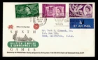 DR WHO 1958 GB FDC COMMONWEALTH GAMES SPORTS COMBO M69260