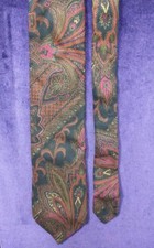 Beautiful Boston Trader's Dark Lush Classic Statement Paisley Tie Lot A5-18 63