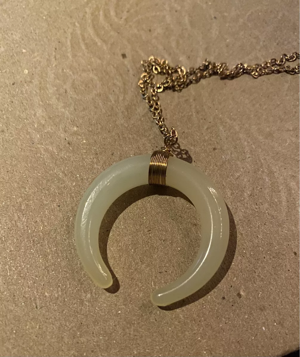 Fake bone necklace clearance