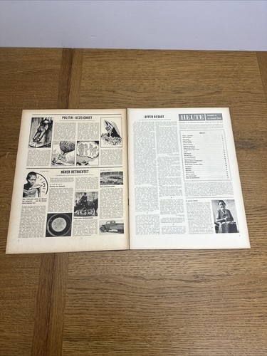 HEUTE MAGAZINE German Magazine Published In Munich August 1946 Numbers 17 & 18 - Picture 8 of 12
