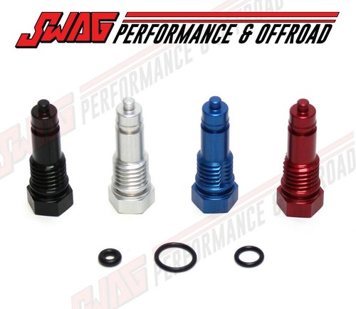 11-16 FORD 6.7 6.7L POWERSTROKE DIESEL BLACK HFCM BILLET WATER IN FUEL WIF PLUG - Picture 2 of 3