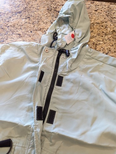 New Look Women's Plus Lightweight Rain Jacket Windbreaker Light Green size 2X - Picture 4 of 11