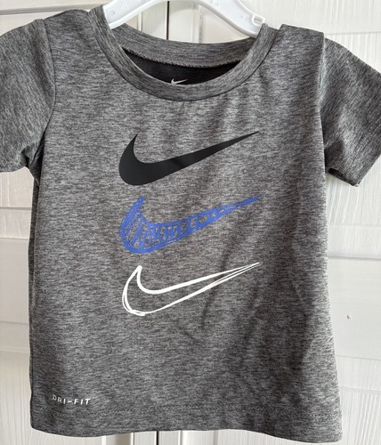 Nike 18M graues Dri-Fit Kurzarmshirt - Bild 2 von 4