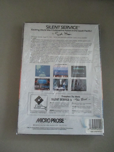 SILENT SERVICE Microprose 5.25" disks IBM PC/XT/AT Compatibles FACTORY SEALED - Picture 3 of 7