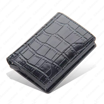 Slim Wallet Kartenetui Münzfach RFID Schutz Cardholder Geldbeutel Portemonnaie