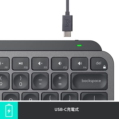 Logicool ‎KX700GR MX KEYS mini Wireless Illuminated Keyboard