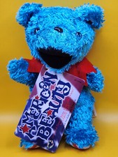 GRATEFUL DEAD BEAN BEAR - BY LIQUID BLUE - "AMERICAN BEAUTY" BEAR - NWT - RARE
