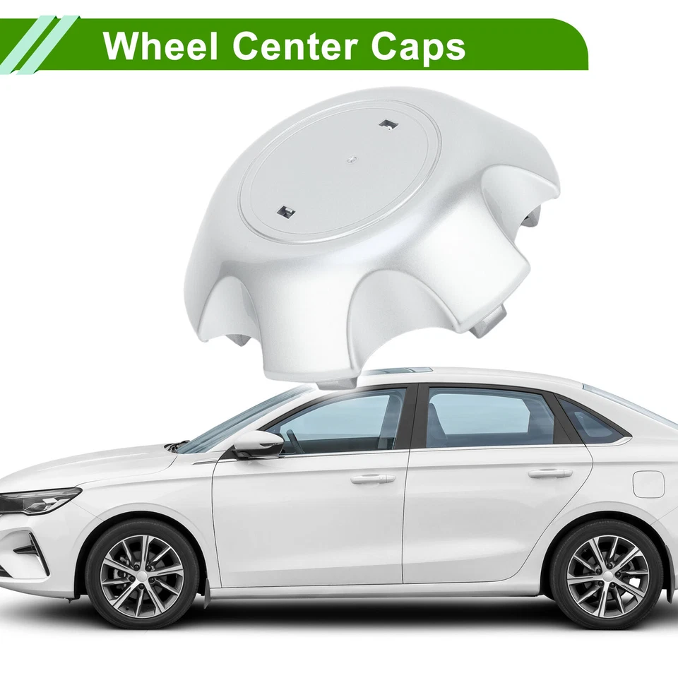 Wheel Center Caps No.4260B60160 for Toyota Land Cruiser Silver Tone Plastic 1 Pc Foto 2 de 4