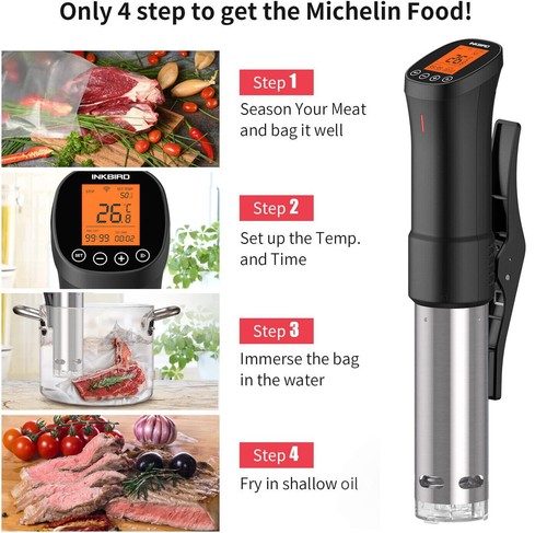 Inkbird Digital Culinary Cooker Slowing Sous Vide Temperature Control Heat 1000W - Picture 11 of 12