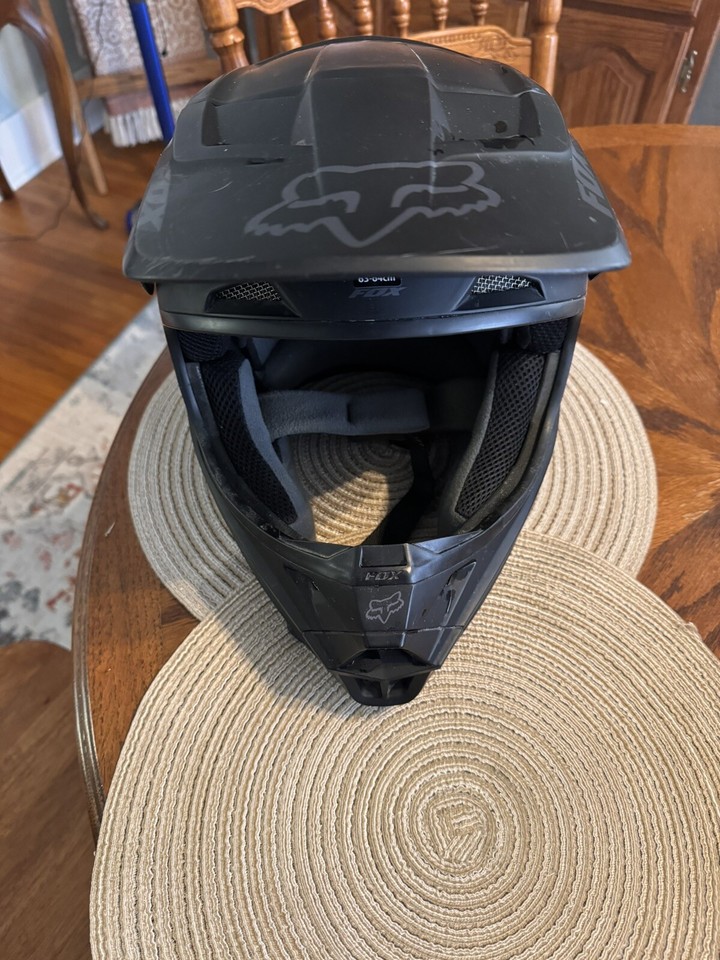 Fox Racing V1 Core Motocross Helmet Adult Size 2XL Matte Black. eBay