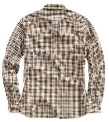 Calico Indigo Rrl Jackrabbit Work Shirt Classic Fit Plaid Shirt