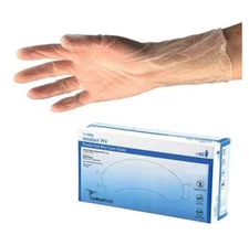 Cardinal Health Clear Vinyl Exam Gloves, DINP-Free