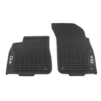 Original Audi Q8 Gummi FußMatten Vorn Gummimatten Allwettermatten Schwarz OEM
