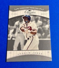 2001 Donruss Classics Timeless Tributes #41 Andruw Jones #/100 - Tough Pull