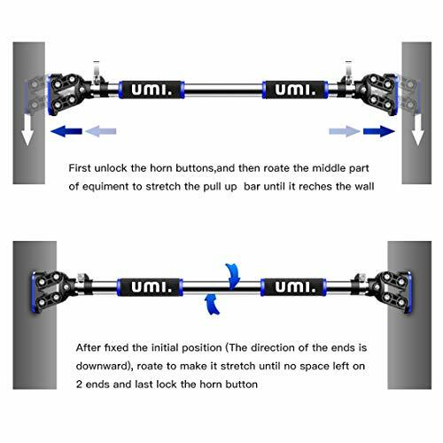 UK Umi. Essentials Door Pull Up And Chin Up Bar Upper Body Workout Bar