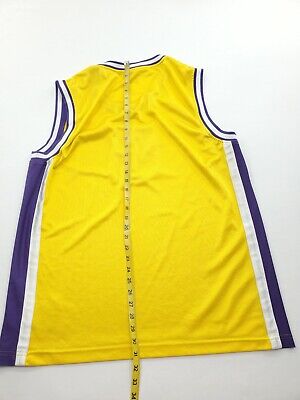 Vintage NBA KOBE BRYANT #8 LA LAKERS Black / Gold Jersey sz XL