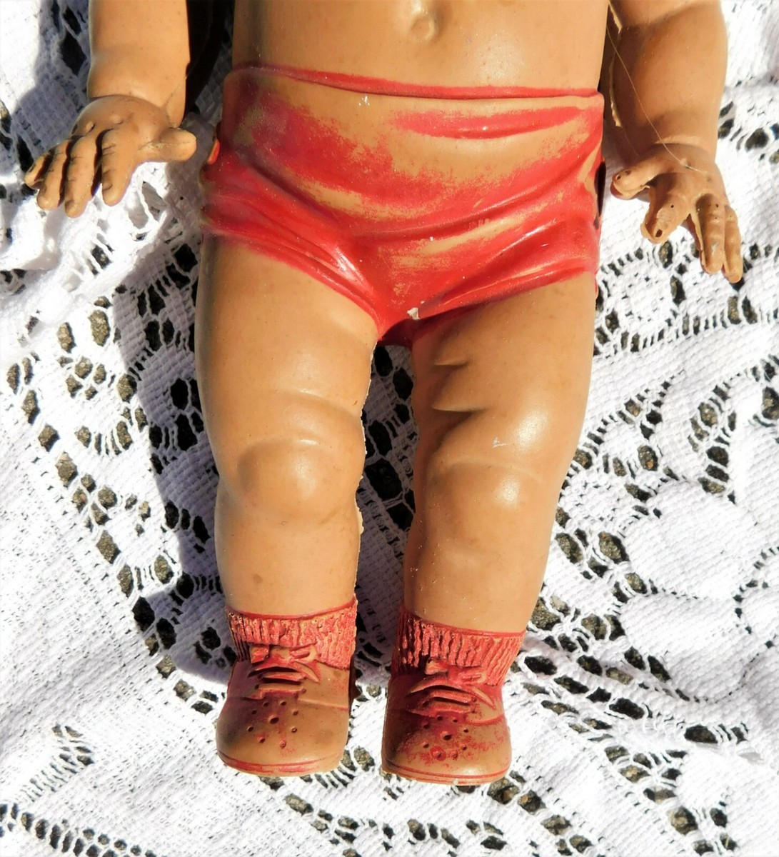 Vintage 1950's Sun Rubber Company Tod-L-Tot Squeaky African