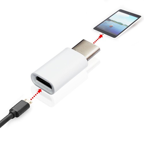2 PCS USB 3.1 Type C Mâle vers Micro USB Femelle Adaptateur Convertisseur Connecteur USB-C - Photo 2 sur 2