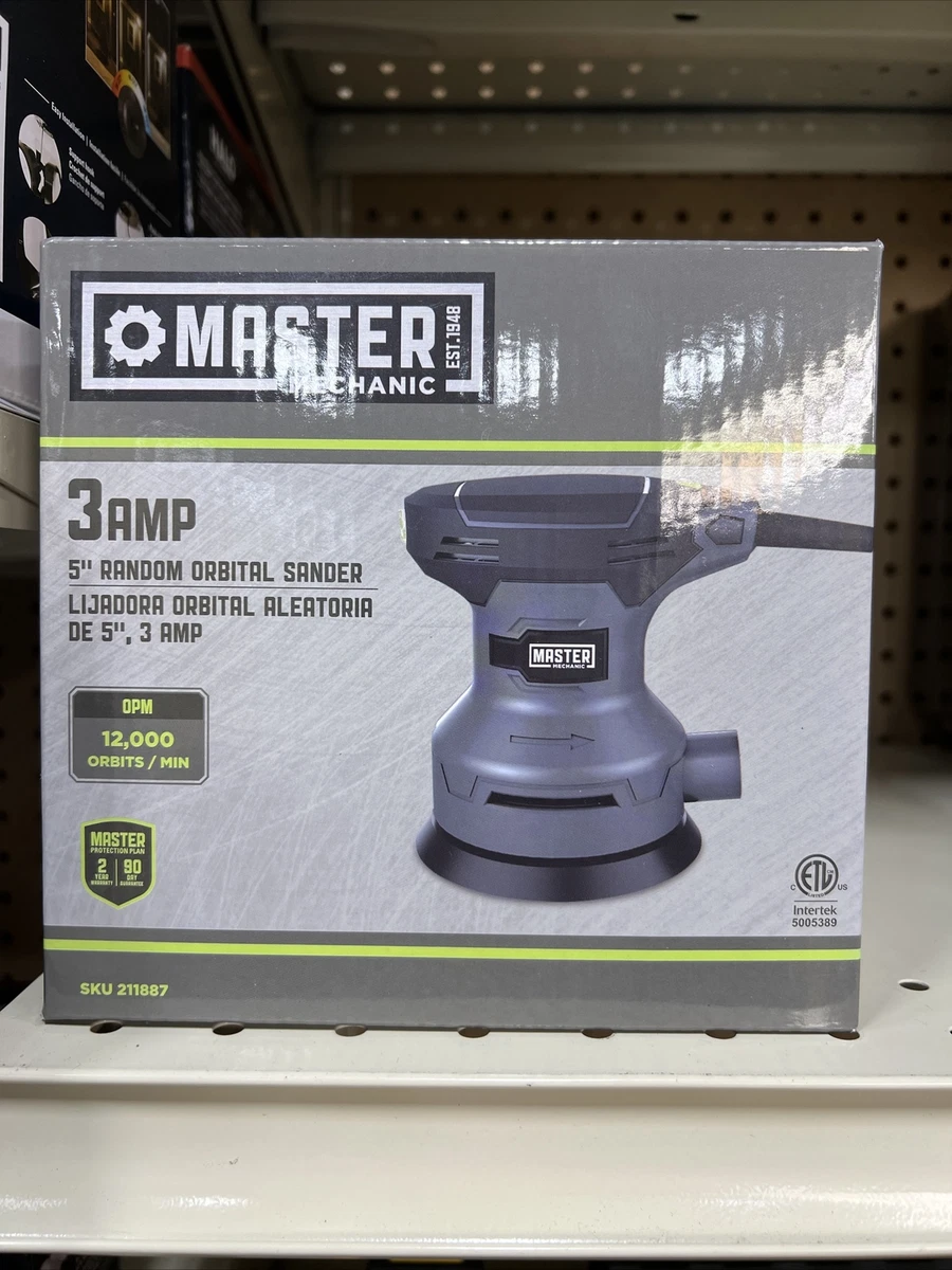 Master Mechanic 211887 Random Orbital Sander 5 In. Quantity 1