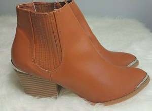 western booties brown