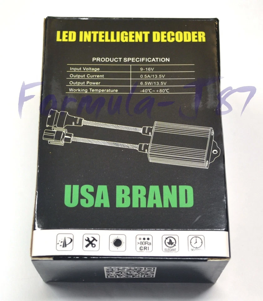 LED Warning Canceler Anti-Flicker Error Fix 9007 HB5 Head Light Dual Beam Lamp - Image 2 of 4