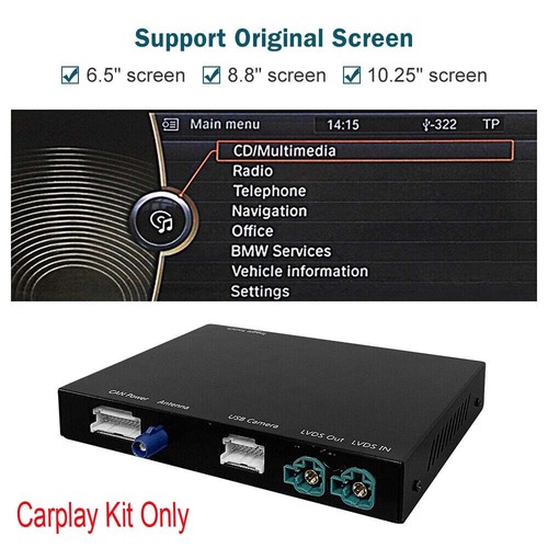 Wireless Carplay for BMW CIC System 1 3 5 7 Series E81 E84 X5 Car Retrofit Kit - Picture 9 of 10