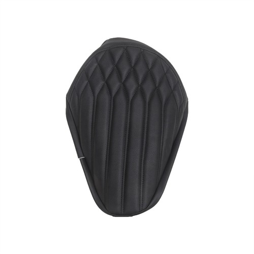 For Bobber Chopper Universal Single Leather Stool Solo Seat Set Stripe+Diamond - Bild 6 von 17