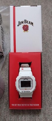 G-SHOCK Jim Beam ホワイト腕時計 Casio G-Shock x Jim Beam Whiskey white watch 2018 Japan only 1000
