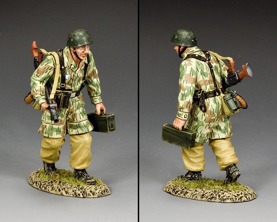 Soldat MG42 King & Country LW070 pour créer un diorama militaire réaliste de la Luftwaffe