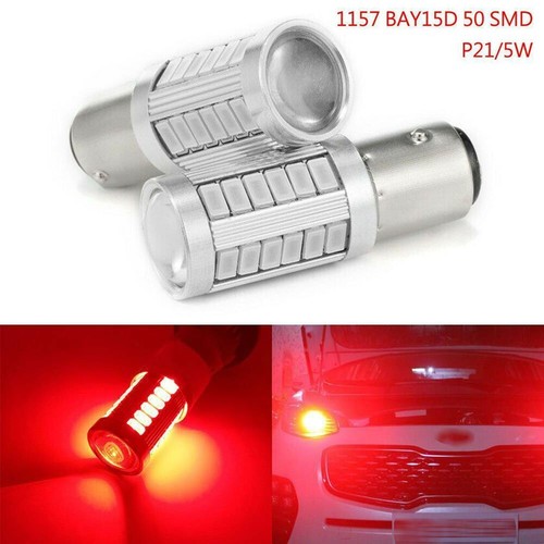 Ampoules LED Stop 1156 BA15S – Lot De 2, 8 LED Blanches, 12V | Pour Feu Stop, Clignotant, Feu Arrière | Super Lumineux, Réponse Rapide