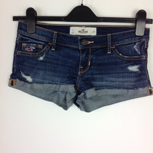 denim shorts hollister