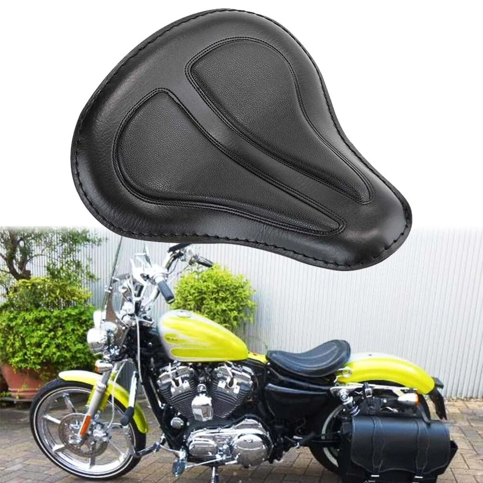 Soporte base asiento solo resorte motocicleta 13" para Harley Chopper Bobber personalizado Foto 4 de 4