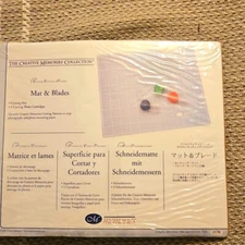 Creative Memories Custom Cutting mat, oval templates and blade set New In Packag