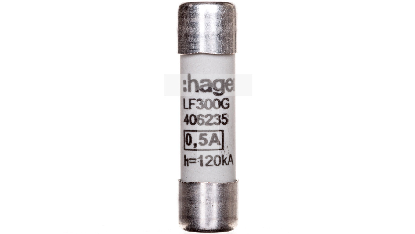 BiWtz cylindrical fuse insert 10x38mm gG 0.5A 500V AC LF300G /10pcs/ /T2UK