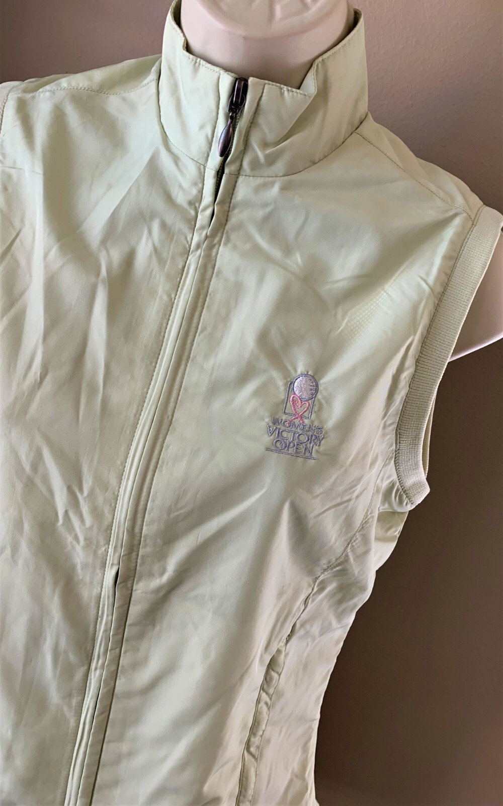 Page & Tuttle WOMEN'S VICTORY OPEN Golf WIND VEST S Full Zip GOLFING