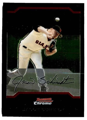 JASON SCHMIDT ~ Lot of (53) Assorted Baseball Cards ~ with Premium