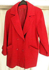 Murray Brothers - Scottish Woollens Pure New Wool - Red Coat - Size 16 - Hawick
