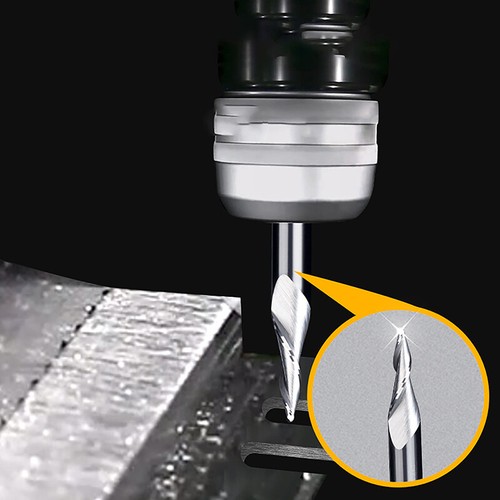 Tapered Ball Nose End Mill 6mm Shank Solid Carbide Milling CNC Router Bit - Picture 5 of 30